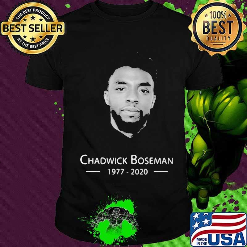 Black panther rip chadwick Boseman actor 1977 2020 shirt