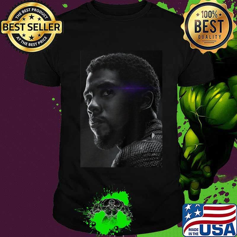 Black panther rip chadwick Boseman picture shirt