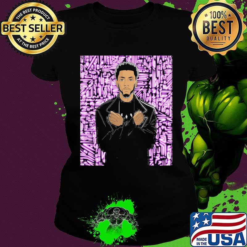 Black panther rip chadwick Boseman rest in power king s Ladies tee Black panther rip chadwick Boseman rest in power king s Ladies tee