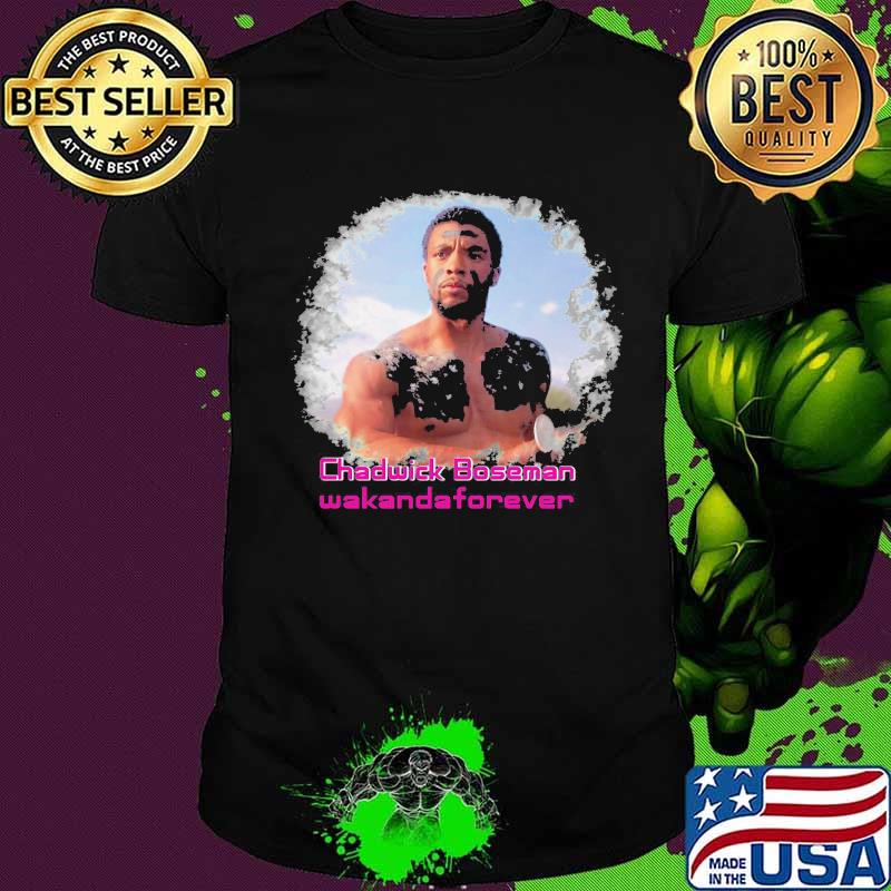 Black panther rip chadwick boseman wakanda forever sky shirt