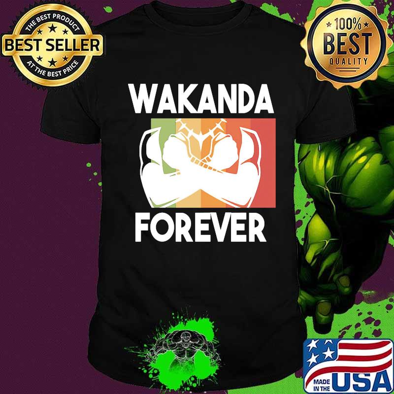 Black panther rip chadwick Boseman wakanda forever vintage retro shirt