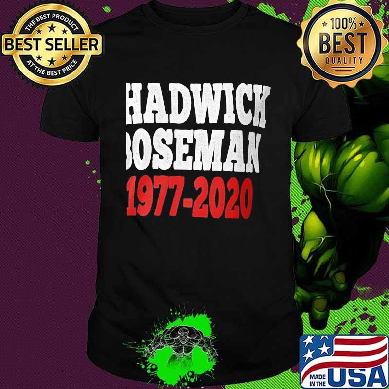 Black panther wakanda forever chadwick boseman rip 1977 2020 shirt
