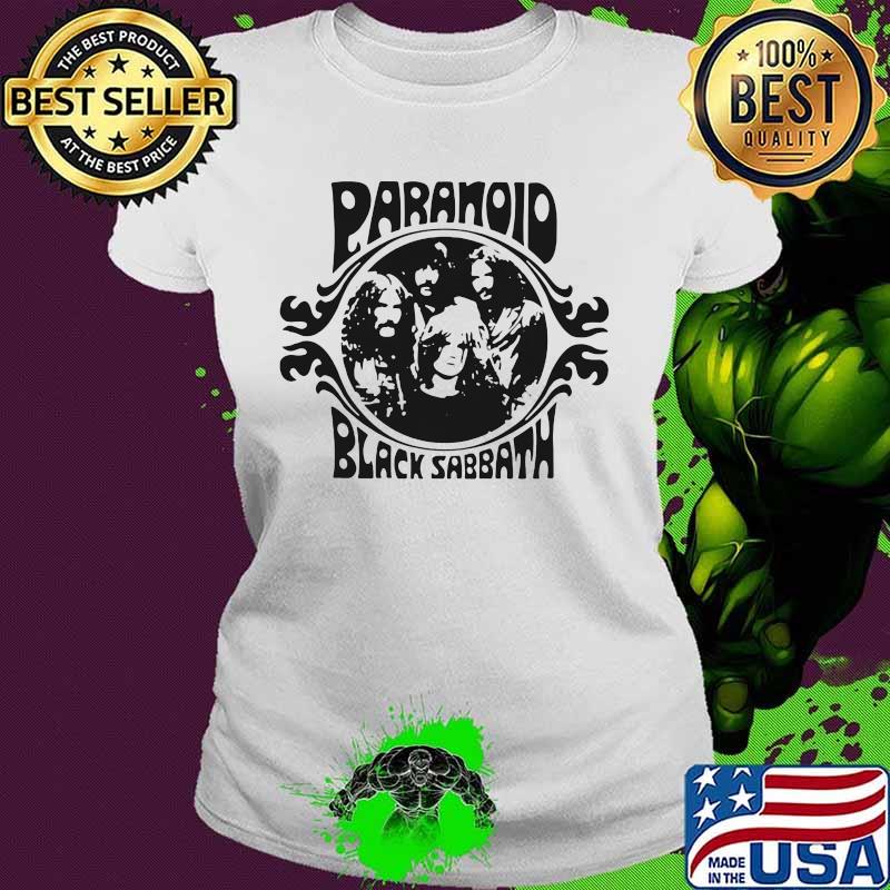 Black sabbath band paranoid s Ladies tee Black sabbath band paranoid s Ladies tee
