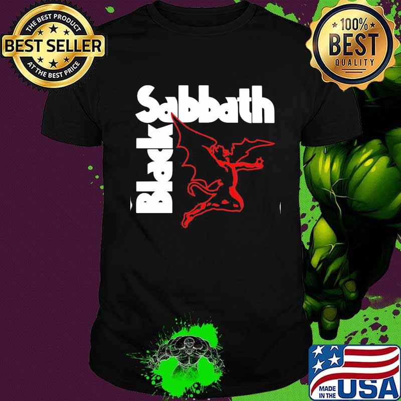 Black sabbath band satan winged demon shirt
