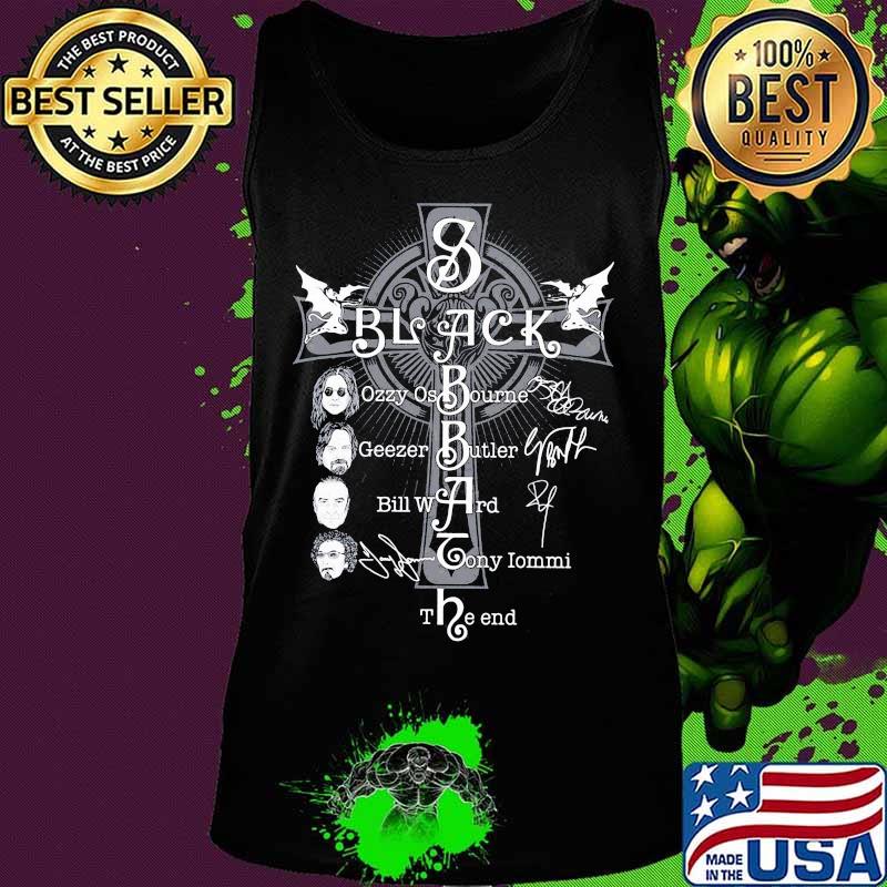 Black sabbath ozzy osbourne geezer butler bill ward tony iommi the end s Tank top Black sabbath ozzy osbourne geezer butler bill ward tony iommi the end s Tank top