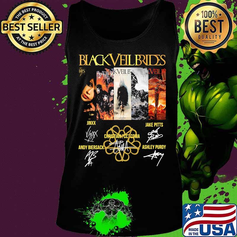 Black veil brides band members signatures s Tank top Black veil brides band members signatures s Tank top