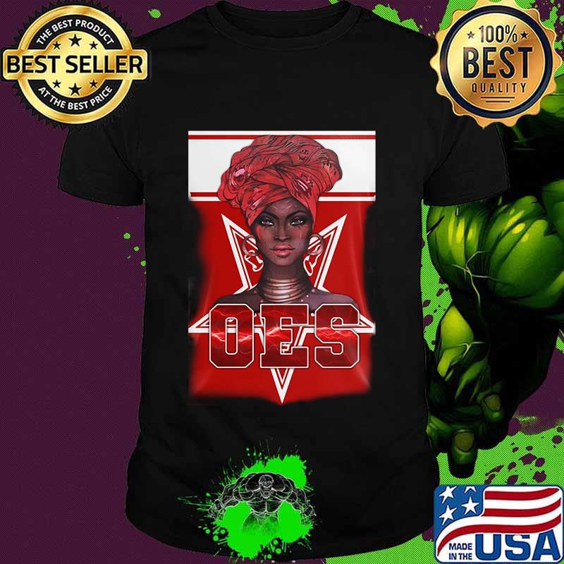Black woman oes stars shirt