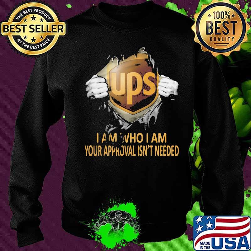 Blood insides ups i am who i am your approval isn't needed s Sweater Blood insides ups i am who i am your approval isn't needed s Sweater