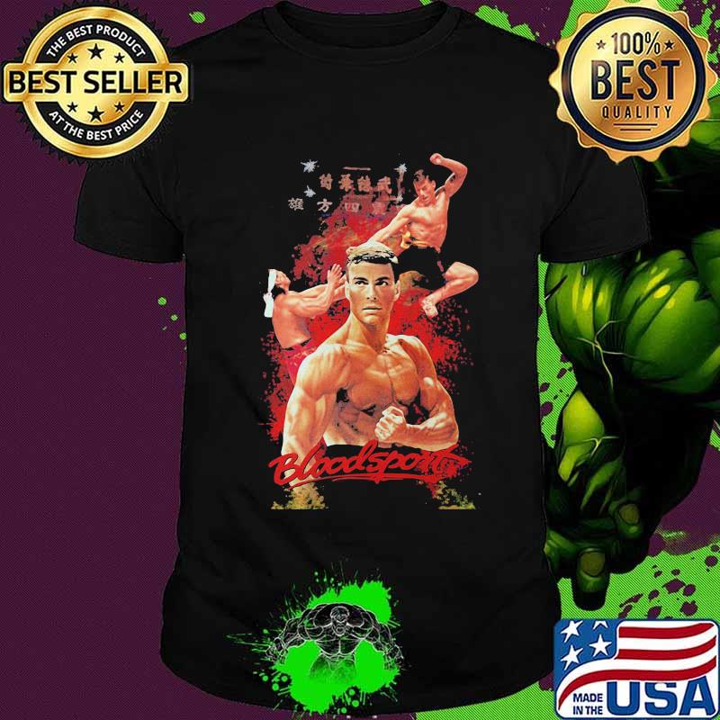 Bloodsport van damme retro fighting movie shirt
