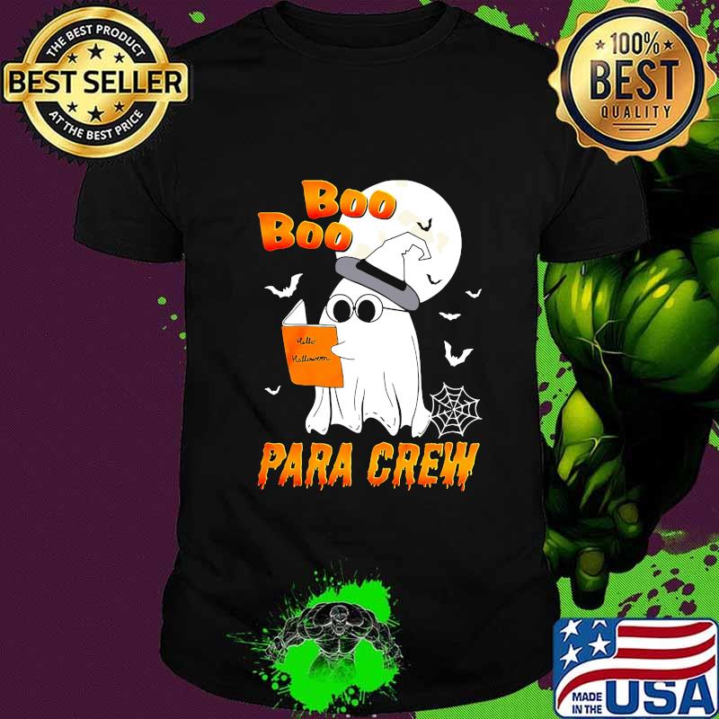 BOO BOO PARA CREW HELLO HALLOWEEN SHIRT
