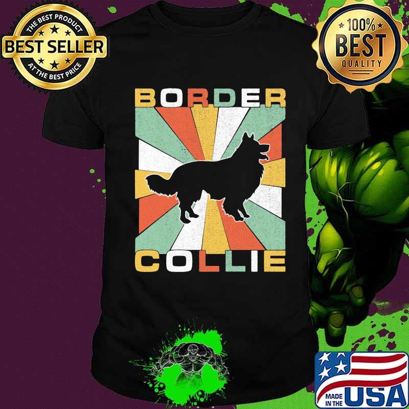 Border collie vintage retro shirt Border collie vintage retro shirt