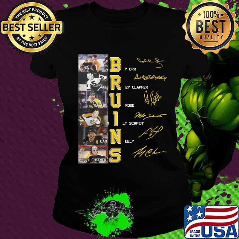 Boston bruins hockey players signatures s Ladies tee Boston bruins hockey players signatures s Ladies tee