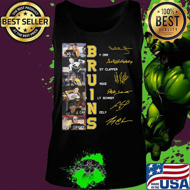Boston bruins hockey players signatures s Tank top Boston bruins hockey players signatures s Tank top