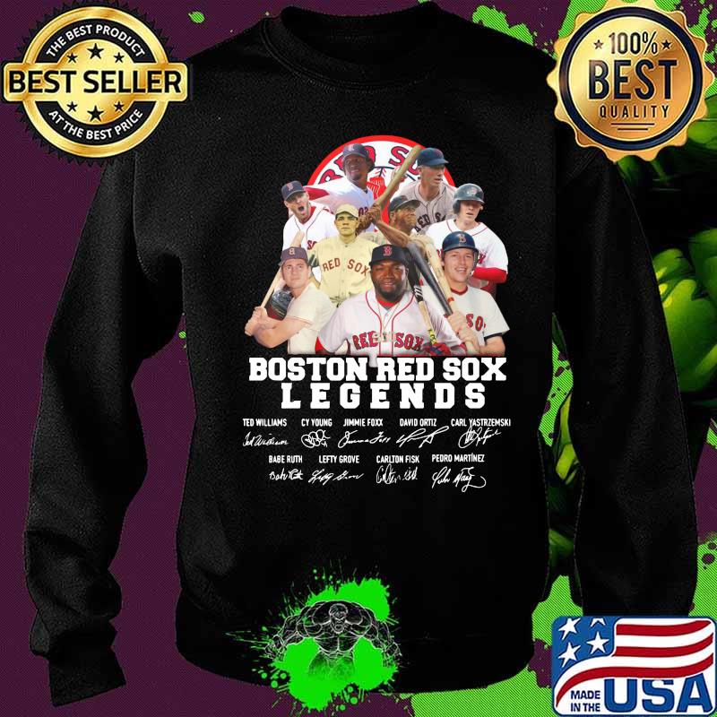 Boston red sox baseball legends players signatures s Sweater Boston red sox baseball legends players signatures s Sweater