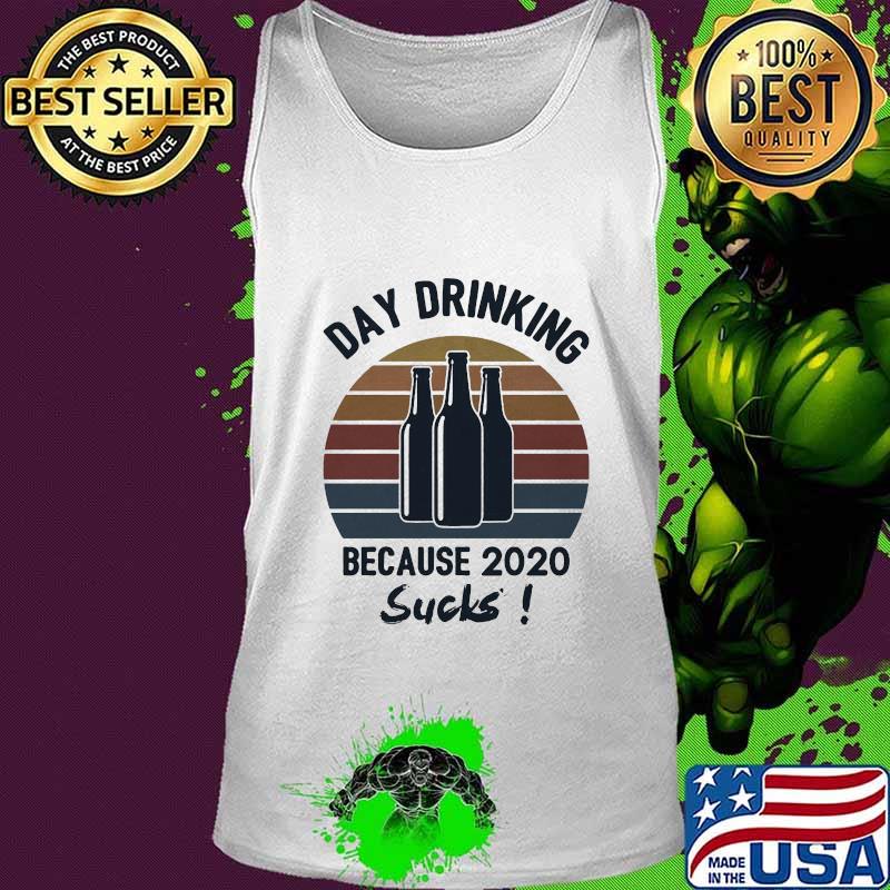 Bottle day drinking because 2020 sucks vintage retro s Tank top Bottle day drinking because 2020 sucks vintage retro s Tank top