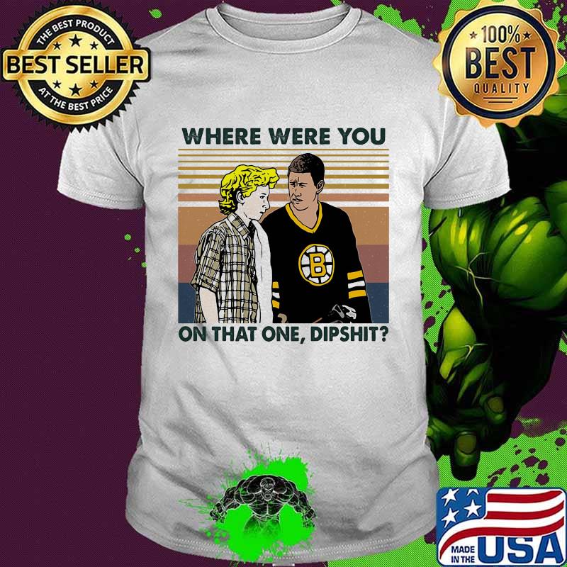 Brad marchand boston bruins where were you on that one diposhit vintage retro shirt