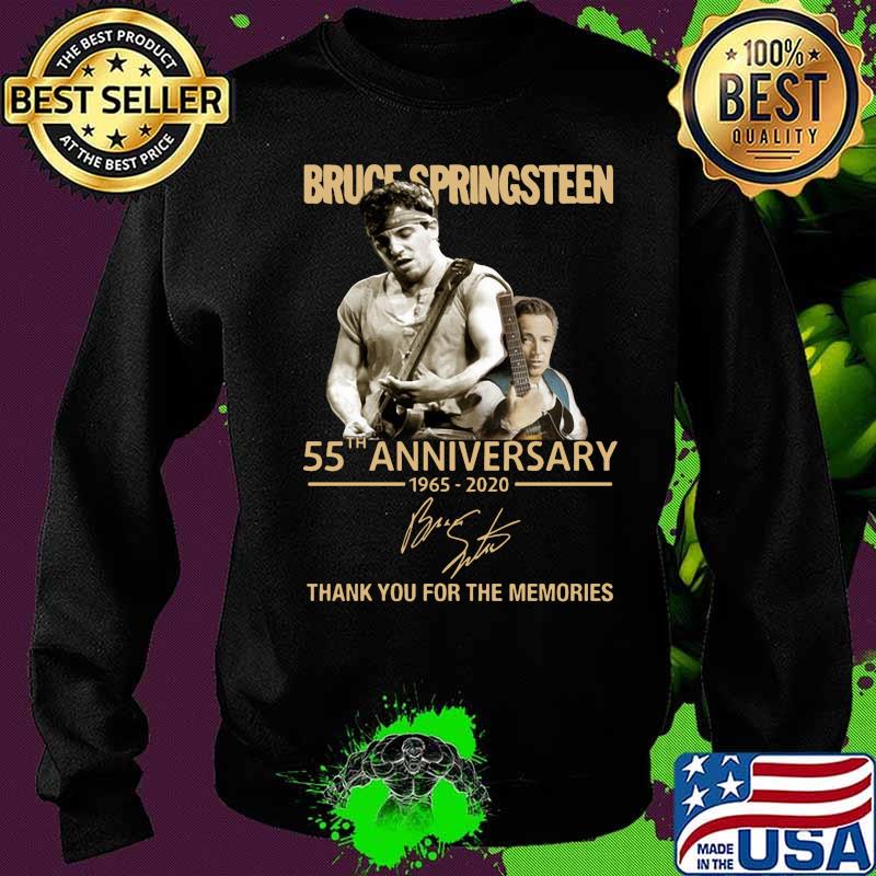 Bruce springsteen 55th anniversary 1965 2020 thank you for the memories signature s Sweater Bruce springsteen 55th anniversary 1965 2020 thank you for the memories signature s Sweater