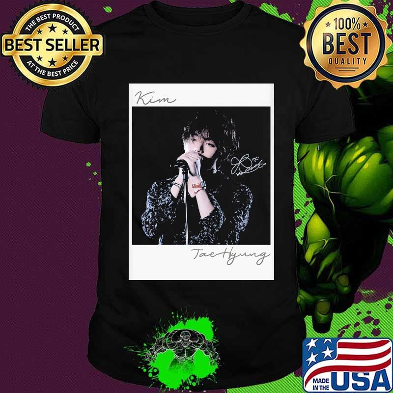 Bts band kim taehyung signature shirt