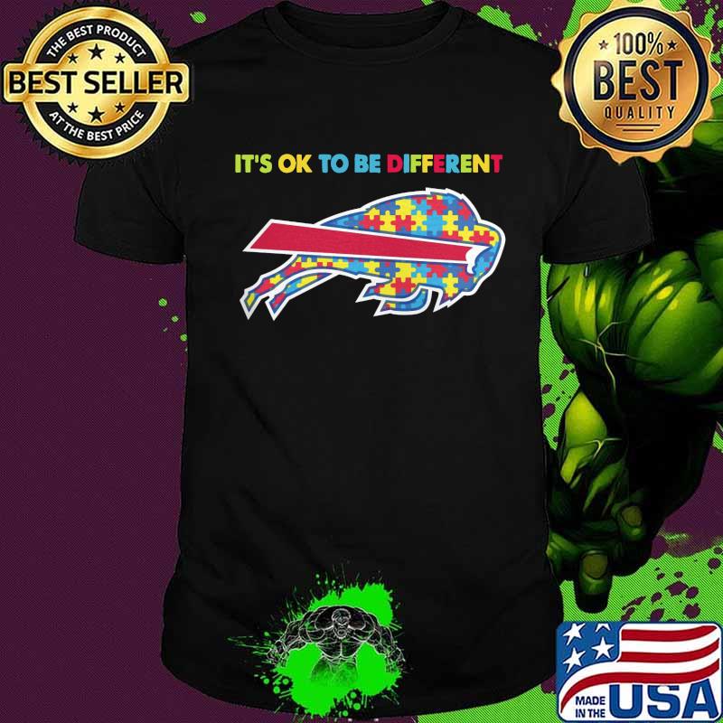 Buffalo bills autism it's ok to be different shirt