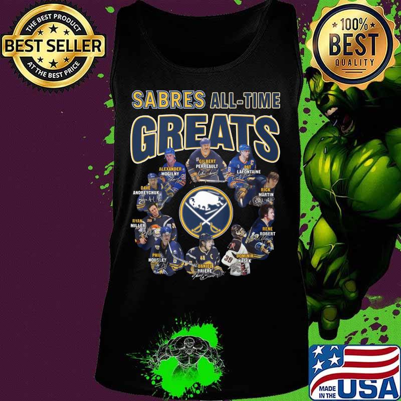 Buffalo sabres hockey all time greats signatures s Tank top Buffalo sabres hockey all time greats signatures s Tank top