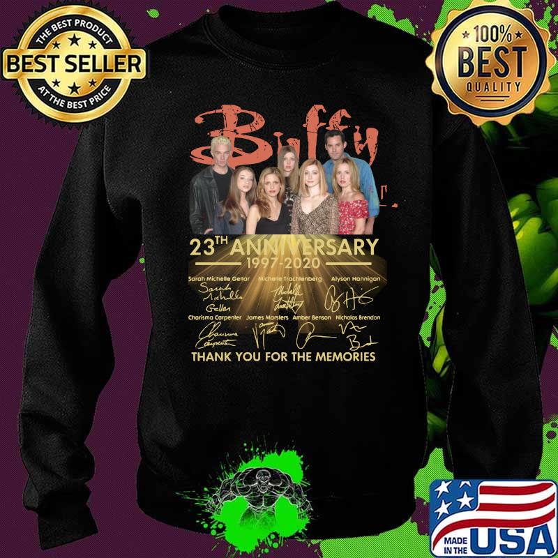 Buffy 23th anniversary 1997 2020 thank you for the memories signatures s Sweater Buffy 23th anniversary 1997 2020 thank you for the memories signatures s Sweater