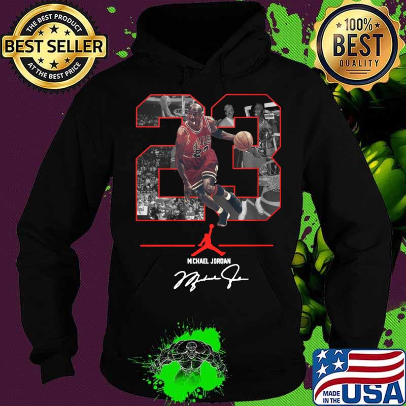 Bulls 23 michael jordan signature s Hoodie Bulls 23 michael jordan signature s Hoodie