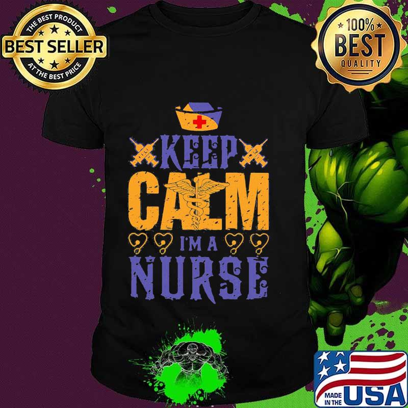 Caduceus keep calm i'm a nurse shirt
