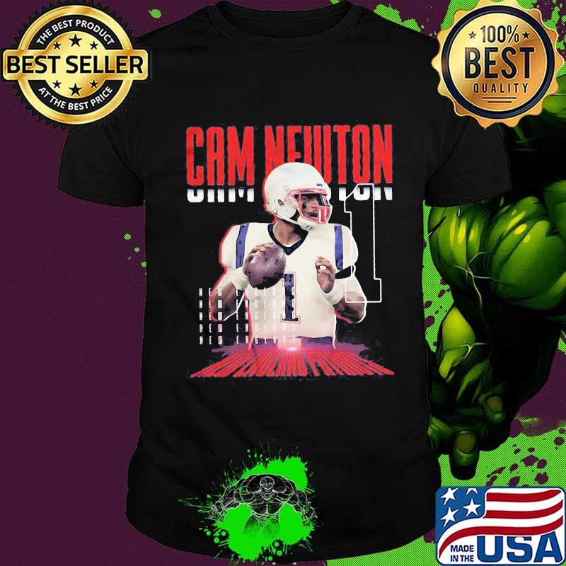 Cam newton 1 new england patriots football shirt
