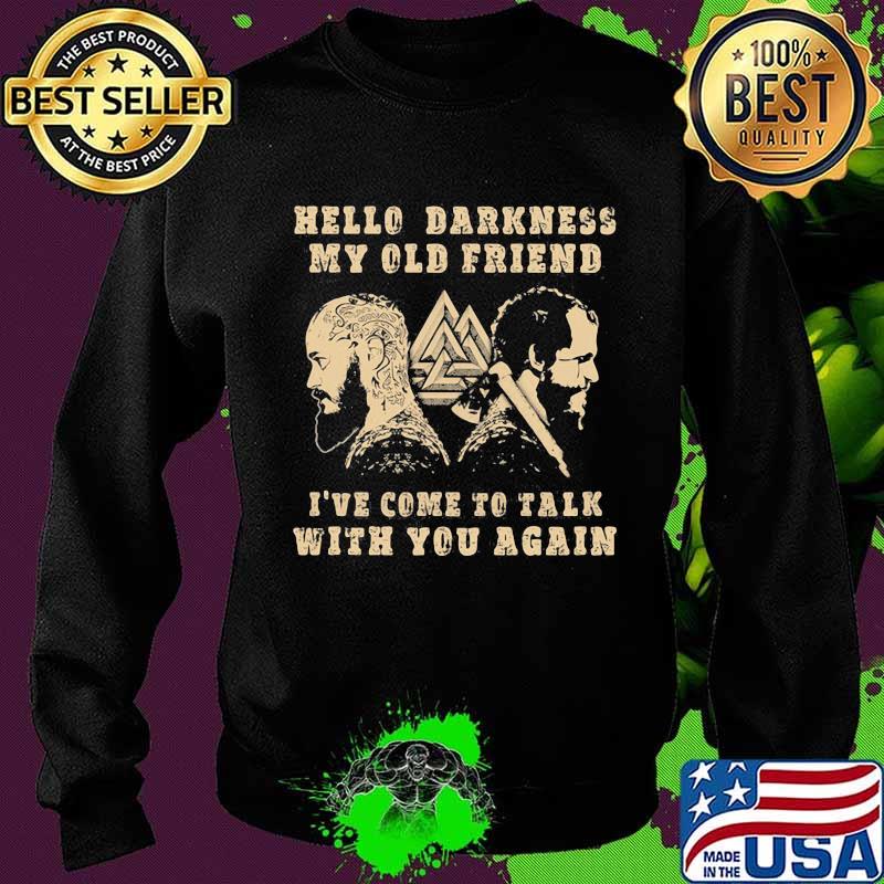 Camisa floki vikings hello darkness my old friend i've come to talk with you again s Sweater Camisa floki vikings hello darkness my old friend i've come to talk with you again s Sweater