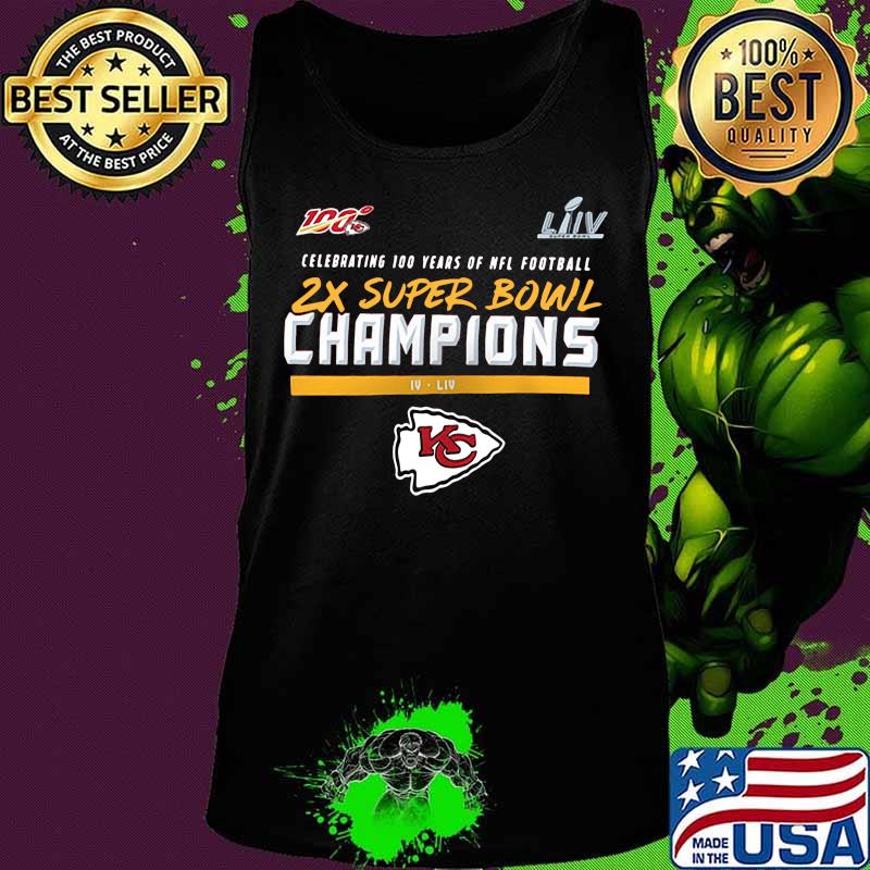 Celebrating 100 years of nfl football 2x super bowl champions kansas city chefs s Tank top Celebrating 100 years of nfl football 2x super bowl champions kansas city chefs s Tank top