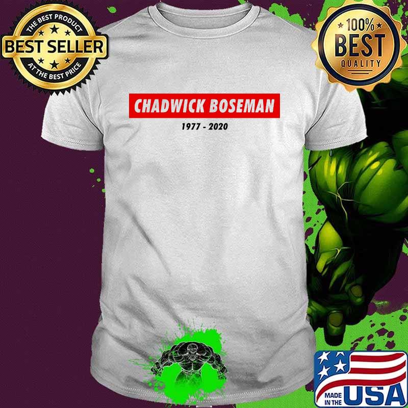 Chadwick black panther 1977 2020 rip shirt