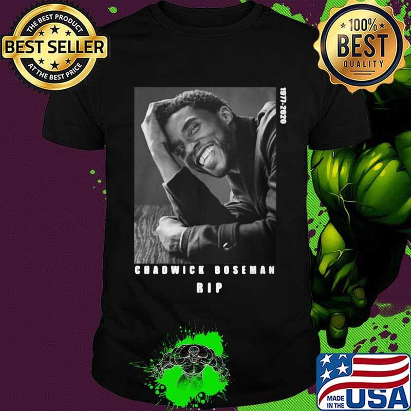 Chadwick boseman rip 1977 2020 black panther actor shirt