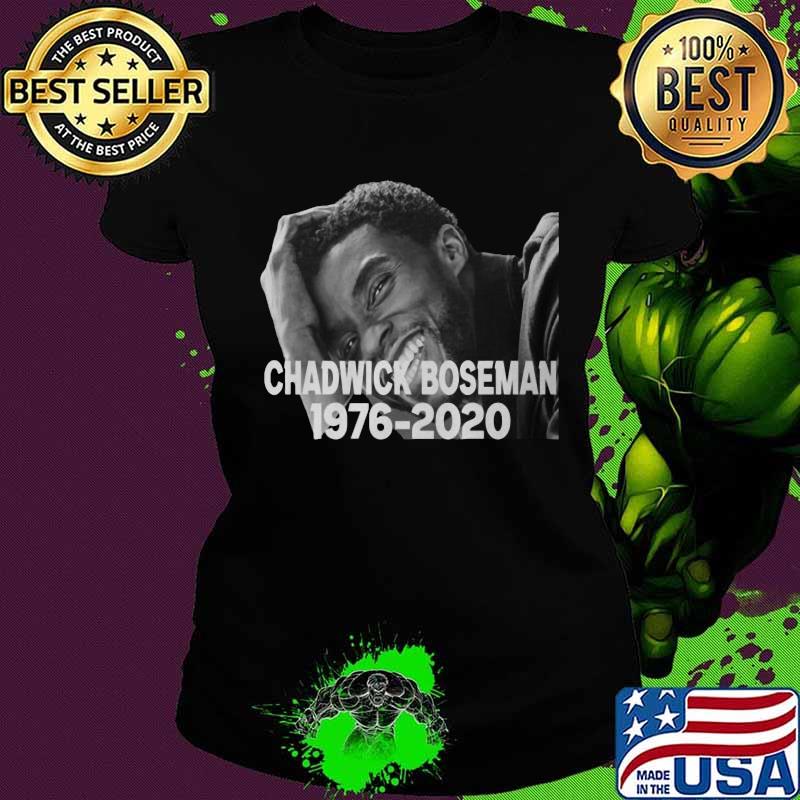 Chadwick boseman rip black panther actor 1977 2020 smiling picture s Ladies tee Chadwick boseman rip black panther actor 1977 2020 smiling picture s Ladies tee