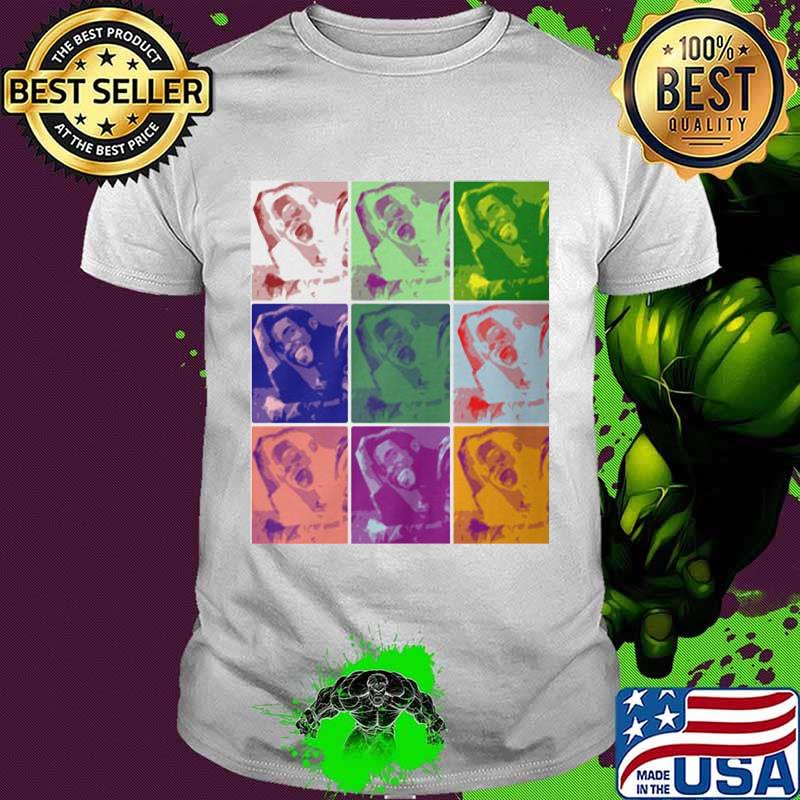 Chadwick rip black panther actor art color shirt