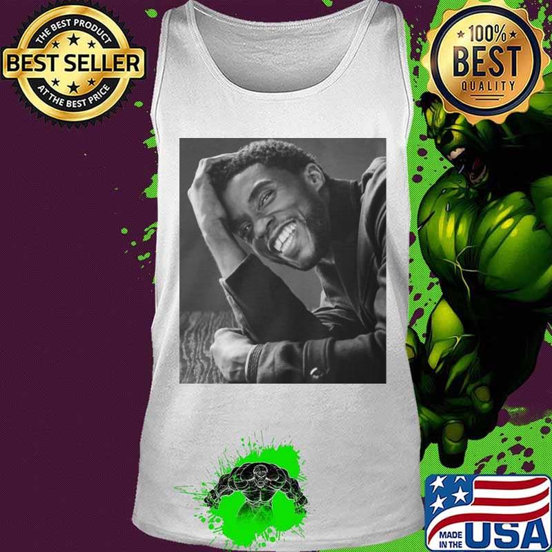 Chadwick rip black panther actor smiling picture s Tank top Chadwick rip black panther actor smiling picture s Tank top
