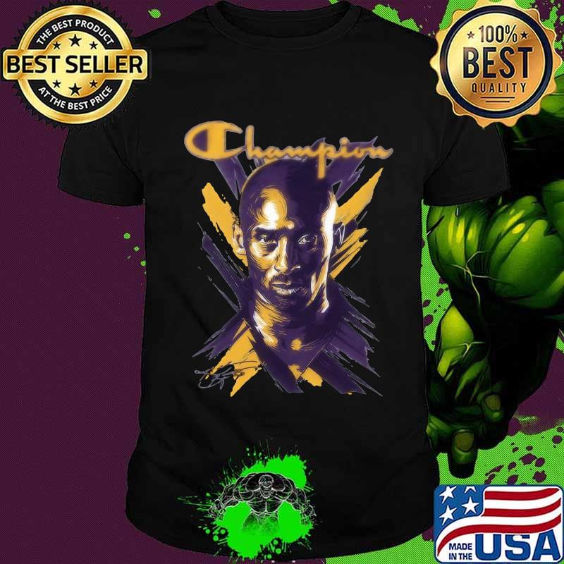 Champions kobe bryant los angeles basketball signature shirt