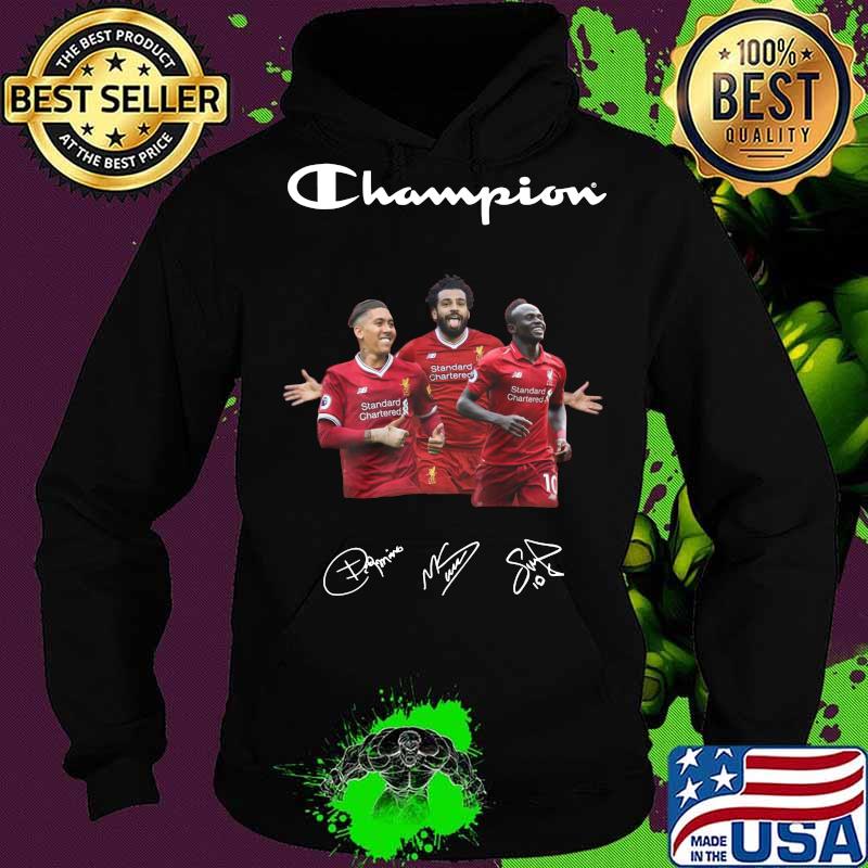 Champions liverpool football club player signatures s Hoodie Champions liverpool football club player signatures s Hoodie