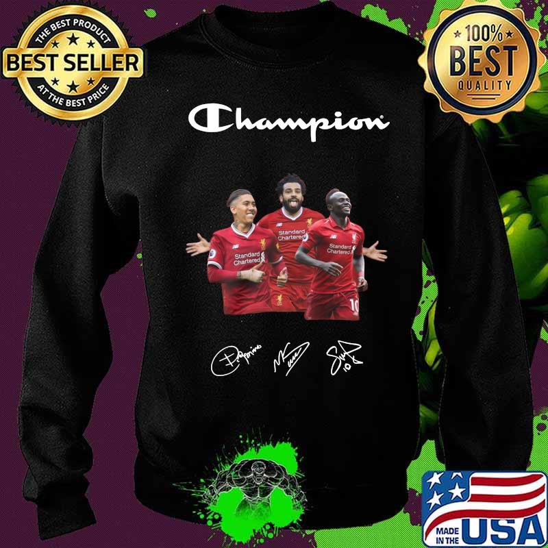 Champions liverpool football club player signatures s Sweater Champions liverpool football club player signatures s Sweater