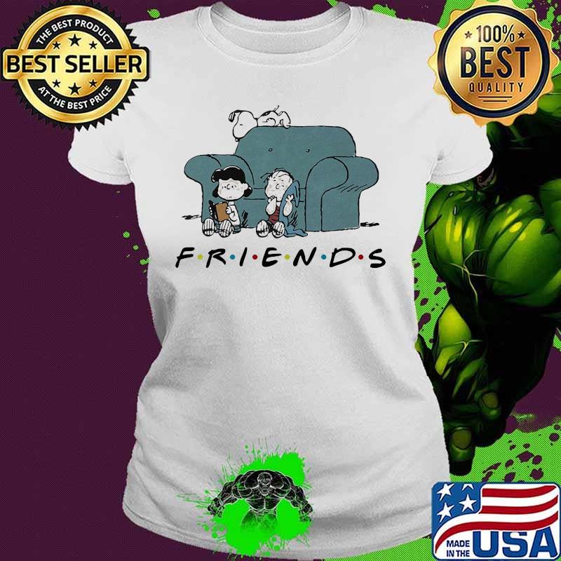 Charlie brown and snoopy friends s Ladies tee Charlie brown and snoopy friends s Ladies tee