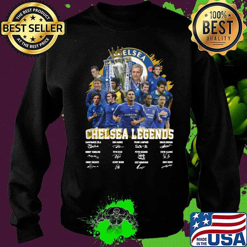 Chelsea legends players signatures s Sweater Chelsea legends players signatures s Sweater
