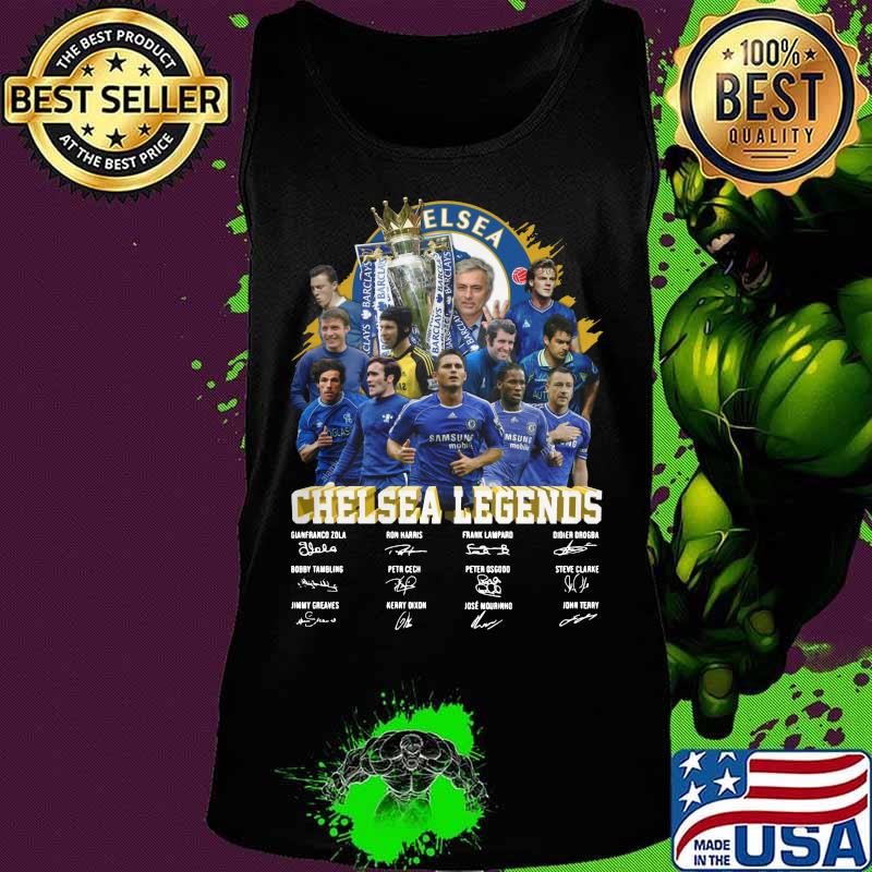 Chelsea legends players signatures s Tank top Chelsea legends players signatures s Tank top