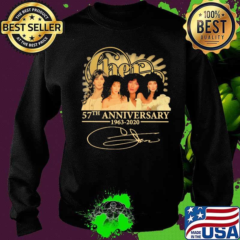 Cher band 57th anniversary 1963 2020 members signature s Sweater Cher band 57th anniversary 1963 2020 members signature s Sweater