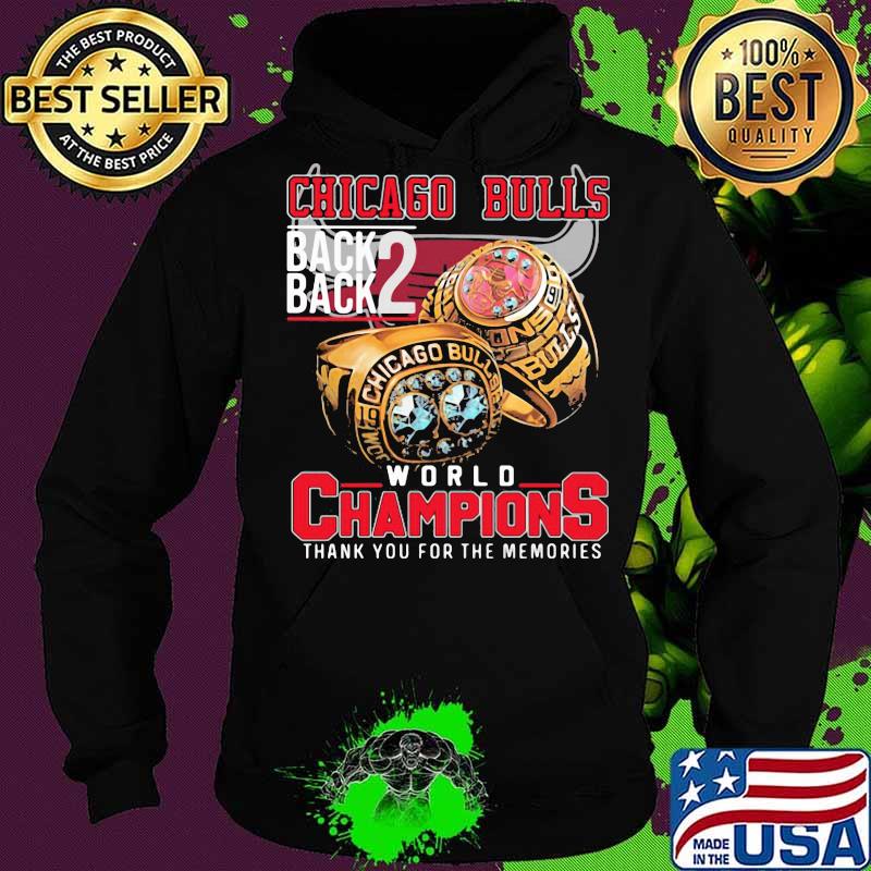 Chicago bulls back 2 back world champions thank you for the memories s Hoodie Chicago bulls back 2 back world champions thank you for the memories s Hoodie
