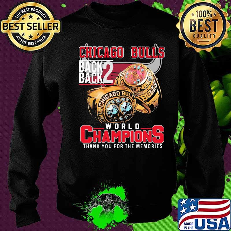 Chicago bulls back 2 back world champions thank you for the memories s Sweater Chicago bulls back 2 back world champions thank you for the memories s Sweater