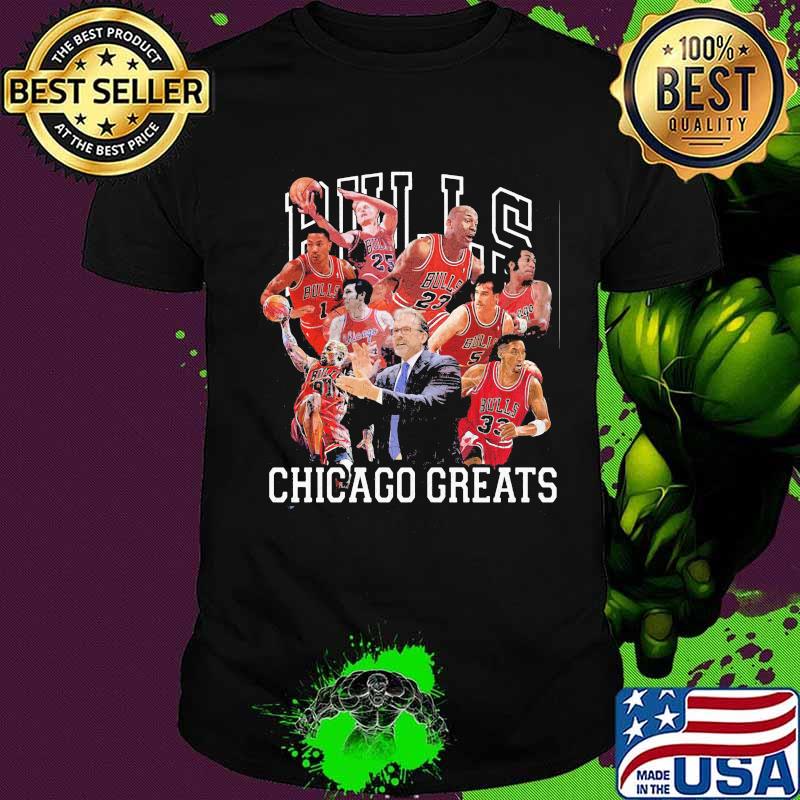 Chicago bulls basketball greats shirt