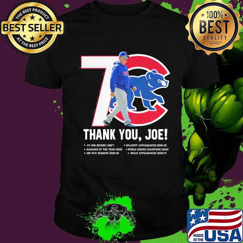 Chicago cubs 70 thank you joe maddon rumors shirt