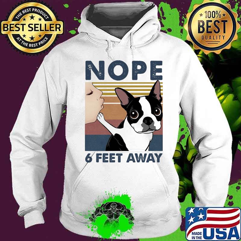 Chihuahua nope 6 feet away vintage retro s Hoodie Chihuahua nope 6 feet away vintage retro s Hoodie