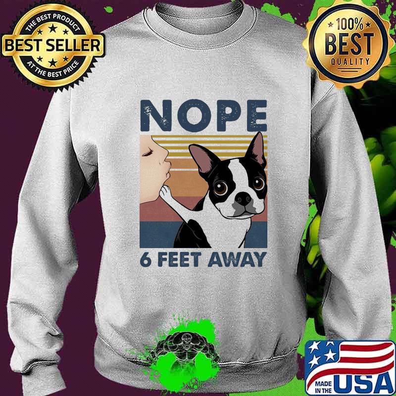 Chihuahua nope 6 feet away vintage retro s Sweater Chihuahua nope 6 feet away vintage retro s Sweater