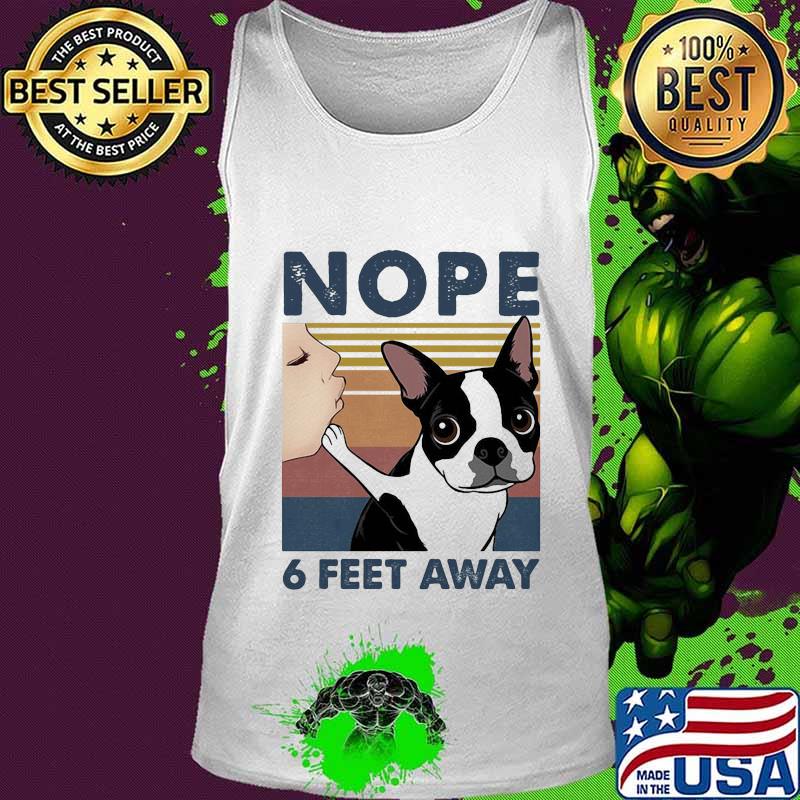 Chihuahua nope 6 feet away vintage retro s Tank top Chihuahua nope 6 feet away vintage retro s Tank top