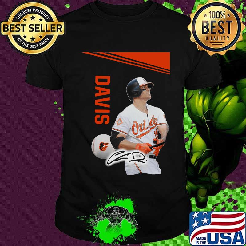 Chris davis baltimore oriole baseball signature shirt